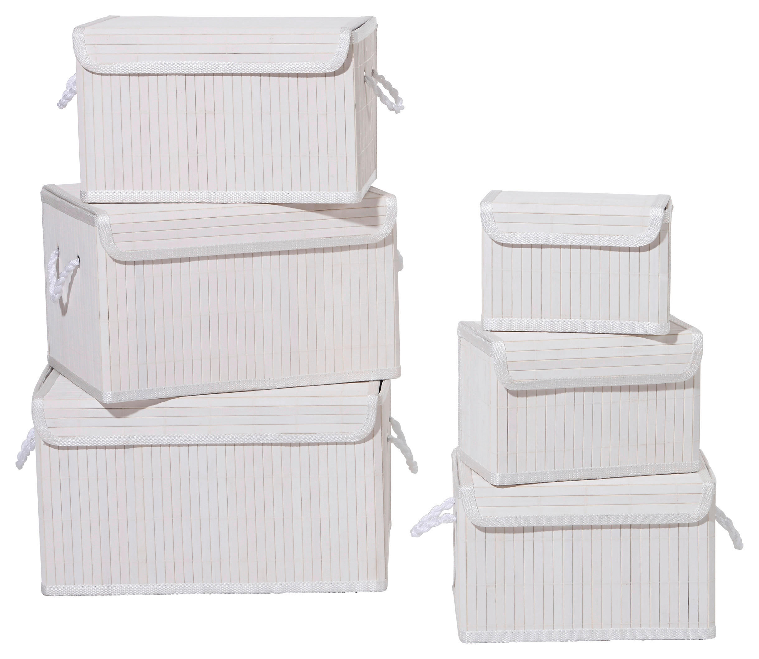KOŠARA ZA REGAL 29/18/18 cm - bijela/prirodne boje, Basics, tekstil/drvo (29/18/18cm) - Landscape