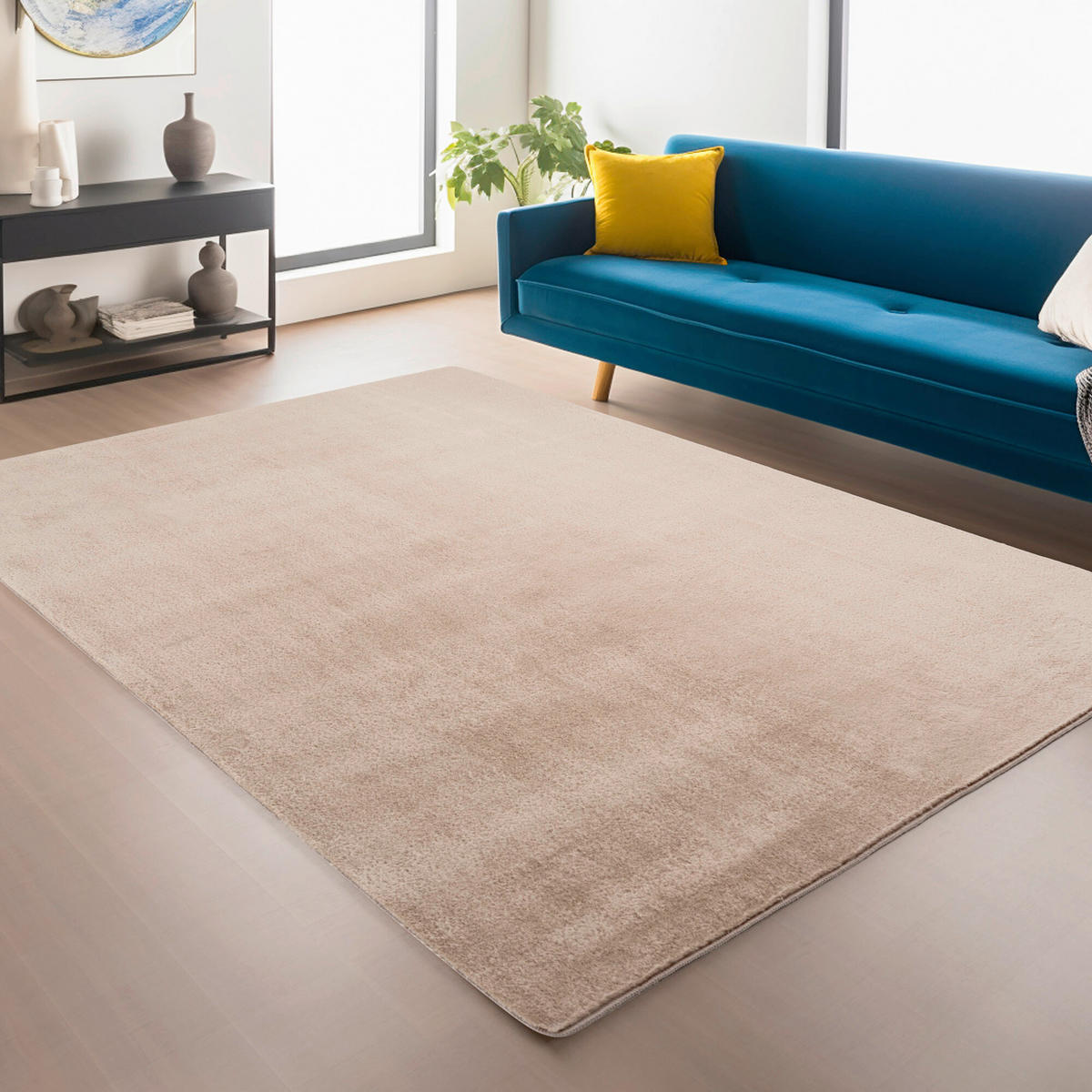 WEBTEPPICH 120/160 cm Joy Beige  - Beige, Design, Textil (120/160cm)