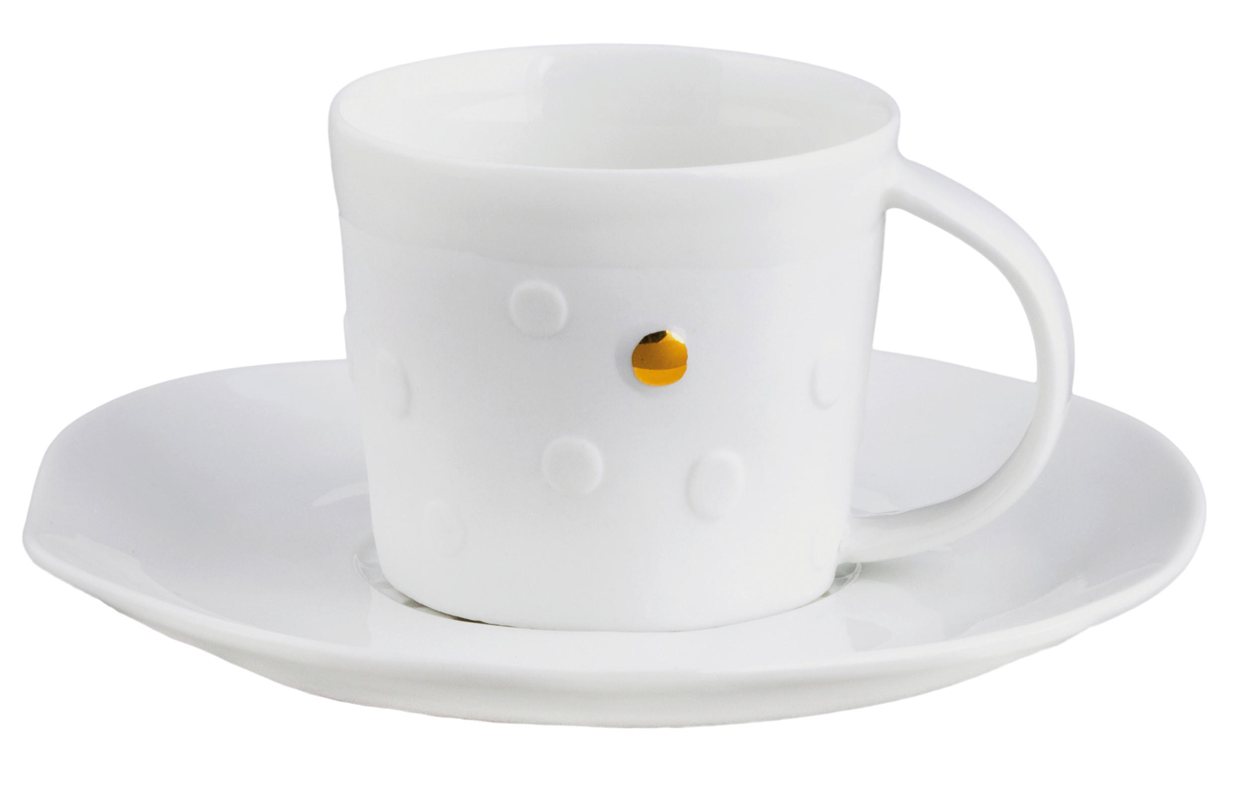 TASSE MIT UNTERTASSE  - Basics, Keramik (14,5/14,5/7,8cm) - Räder