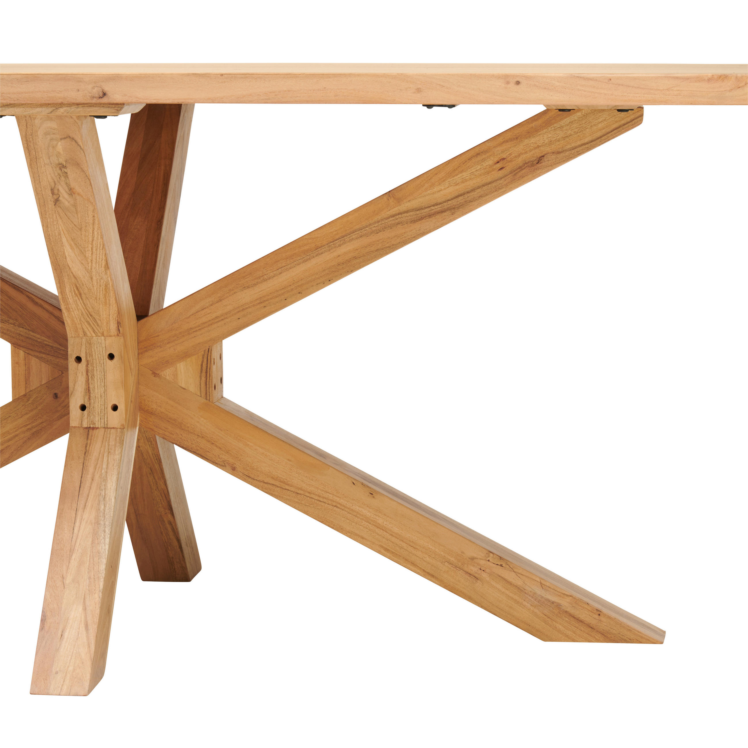 JÍDELNÍ STŮL, akácie, barvy akácie, 175/76/90 cm - barvy akácie, Moderní, dřevo (175/76/90cm) - MID.YOU