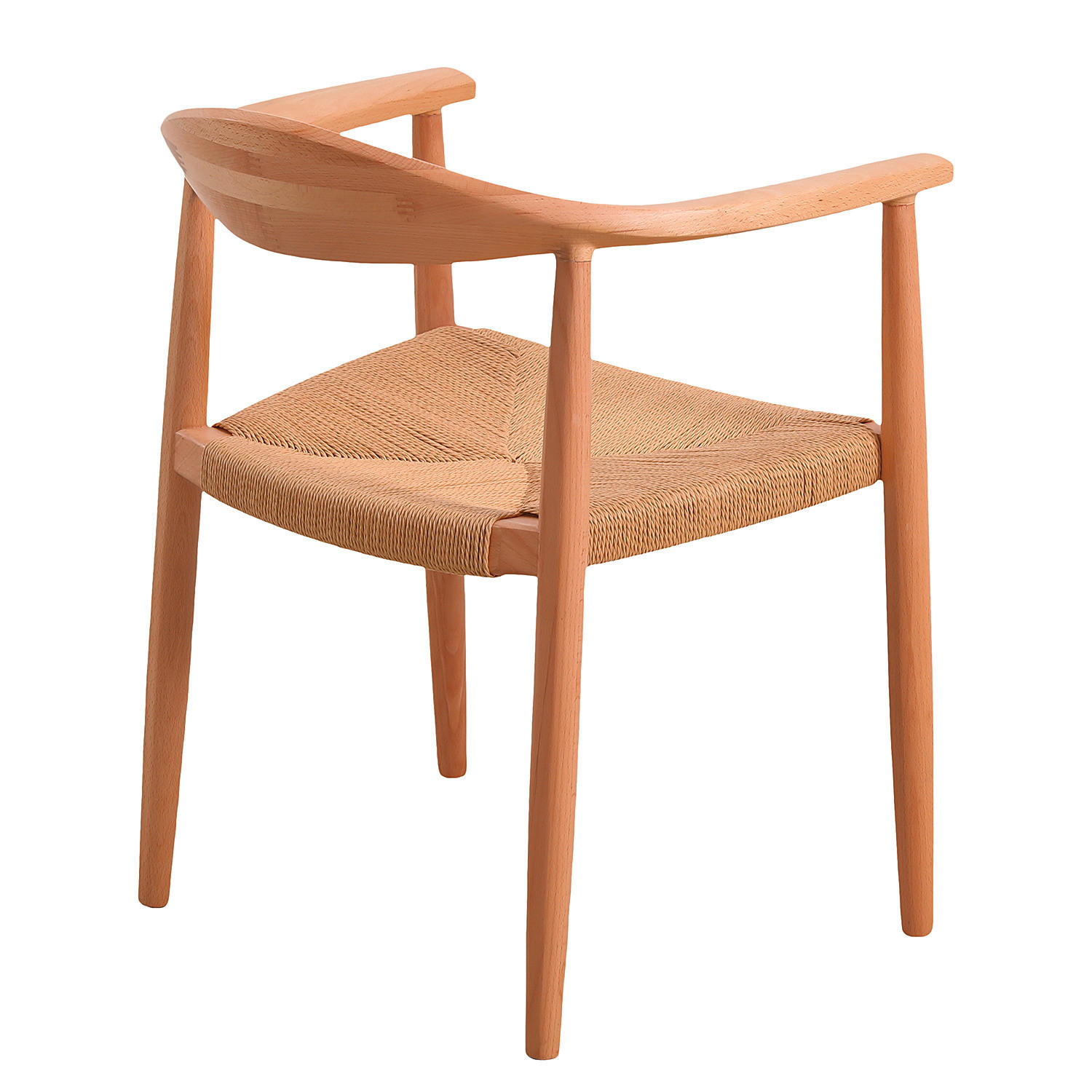 ARMLEHNSTUHL  in  - Buchefarben/Naturfarben, LIFESTYLE, Holz/Papier (62,5/77/52,5cm) - home24