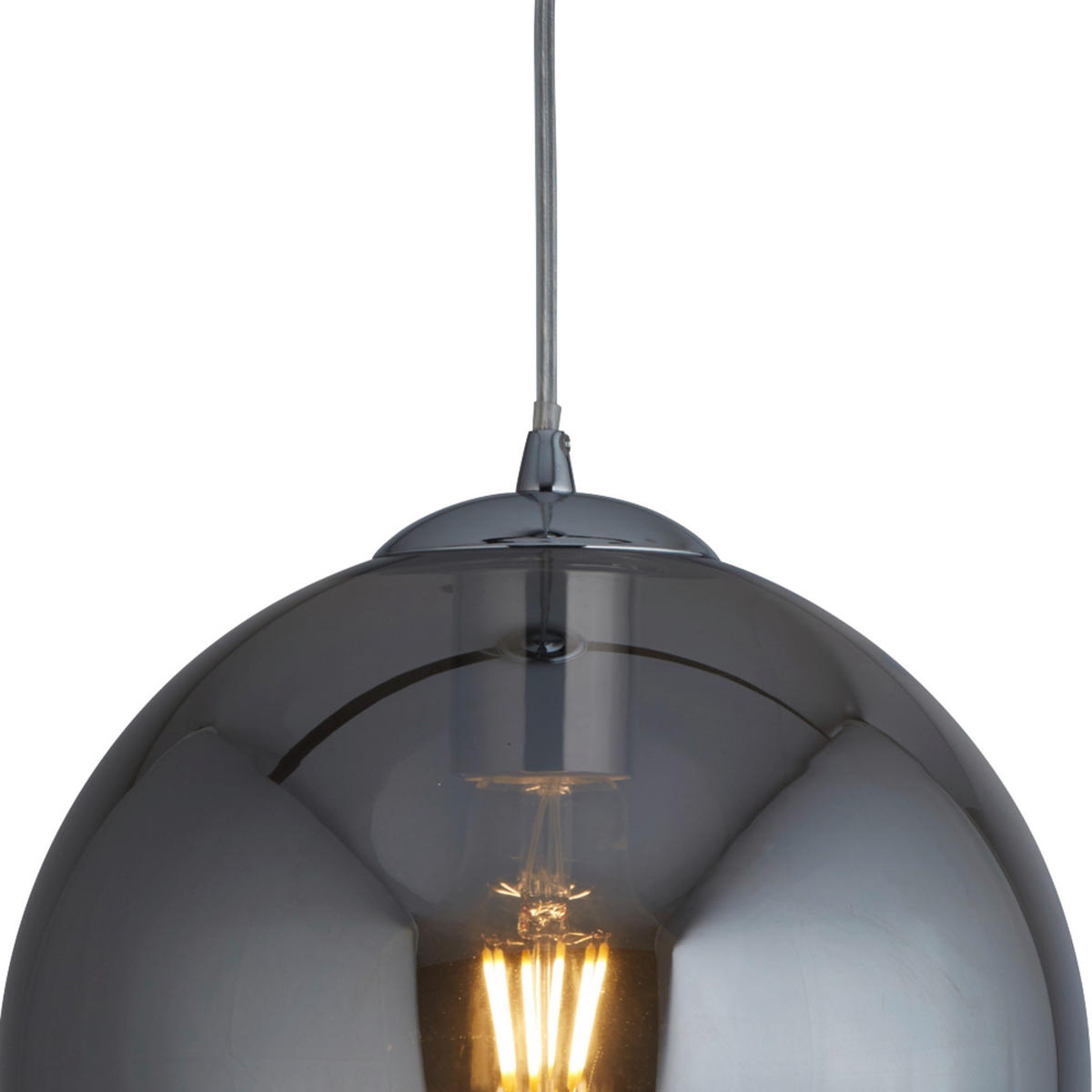 VISEČA SVETILKA  Balls      30/120 cm      E27 - barve kroma, Design, kovina/steklo (30/120cm)