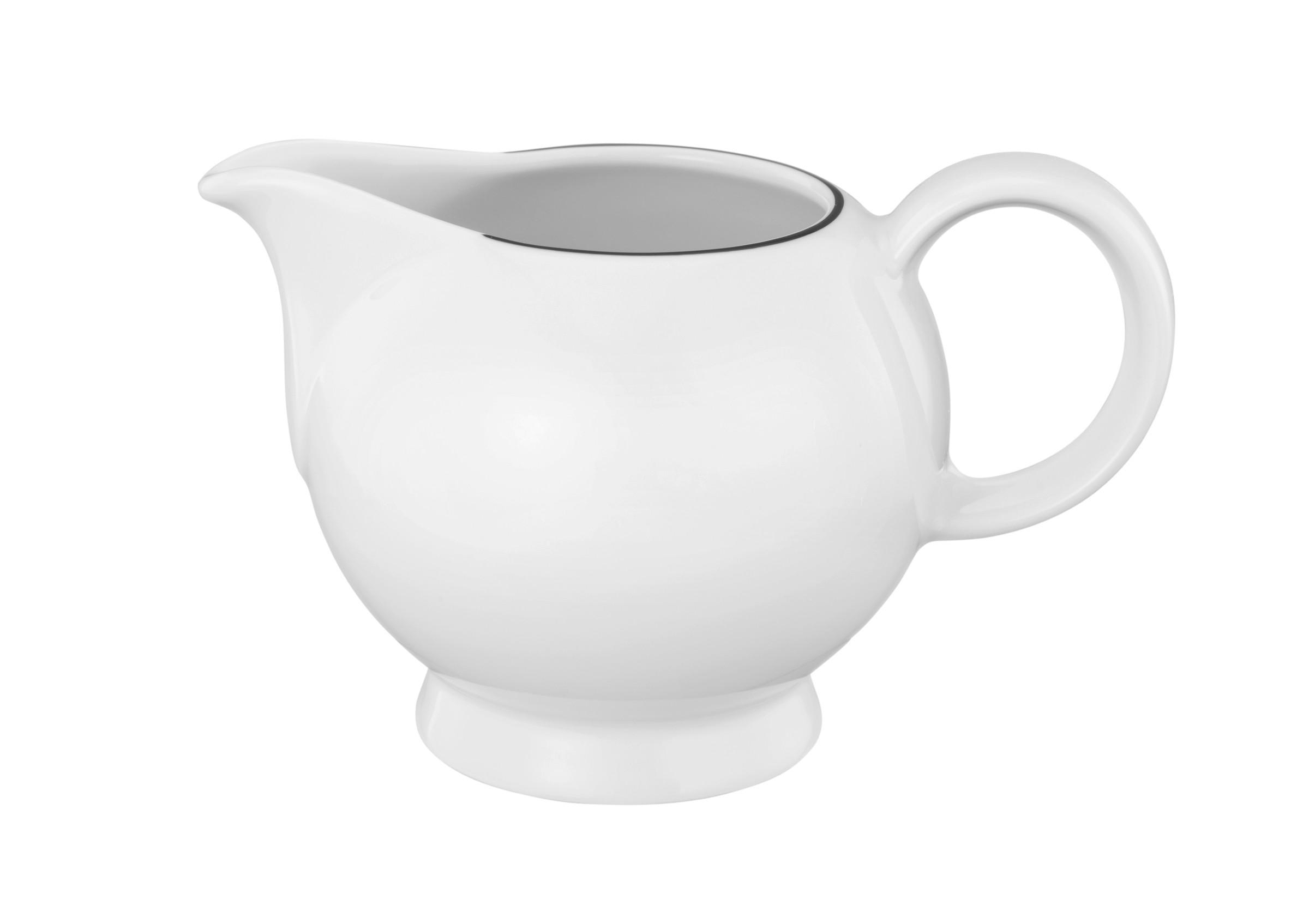 KONVIČKA NA MLÉKO, porcelán - bílá/černá, Lifestyle, keramika (13/8cm) - Seltmann Weiden
