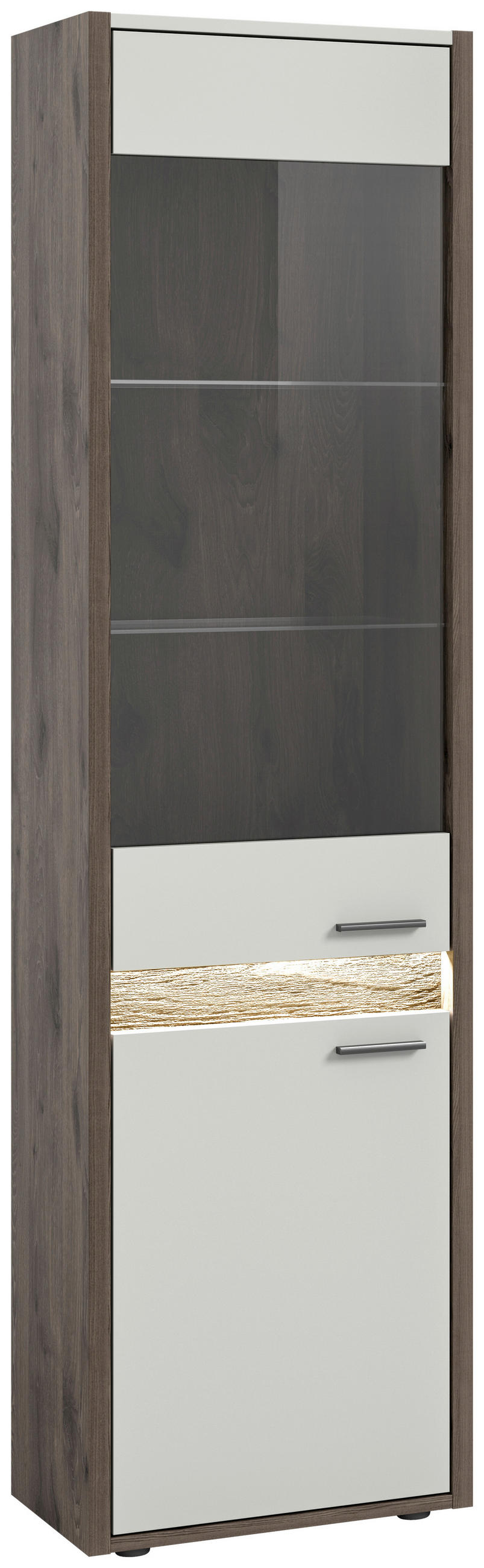 VITRINE  in   - Design, Glas/Holzwerkstoff (198/51/37cm) - MID.YOU