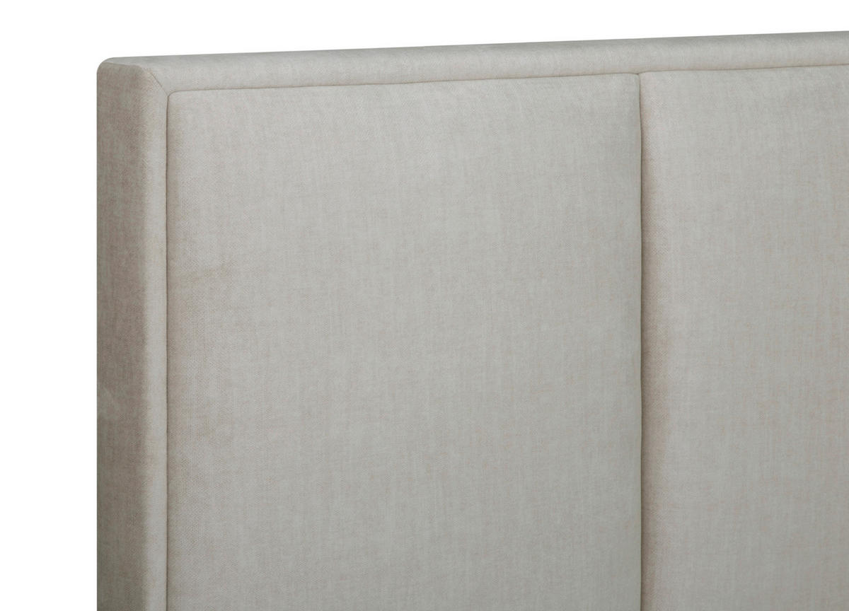 BOXSPRINGBETT 140/200 cm  in Beige  - Beige/Alufarben, Modern, Textil (140/200cm) - MID.YOU