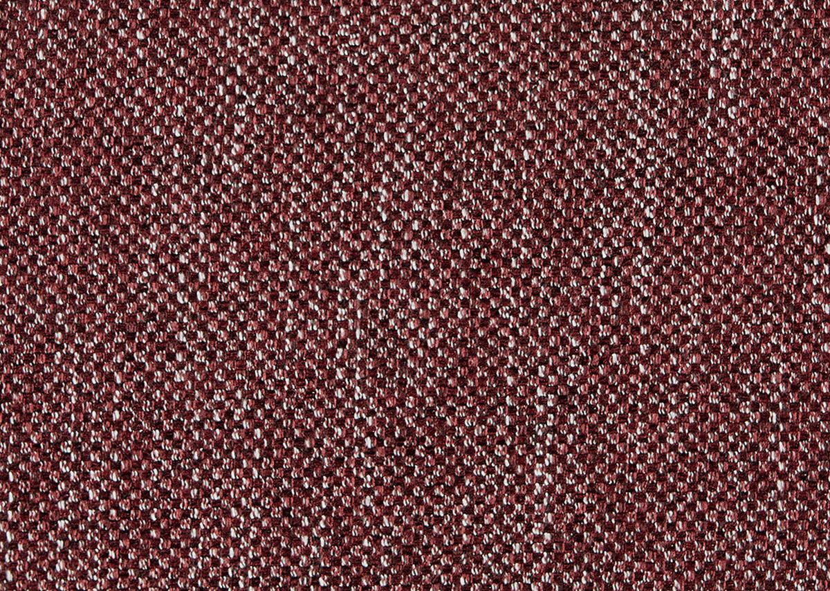 ECKSOFA in Flachgewebe Weinrot  - Weinrot/Schwarz, Design, Textil/Metall (260/210cm) - Johann Jakob