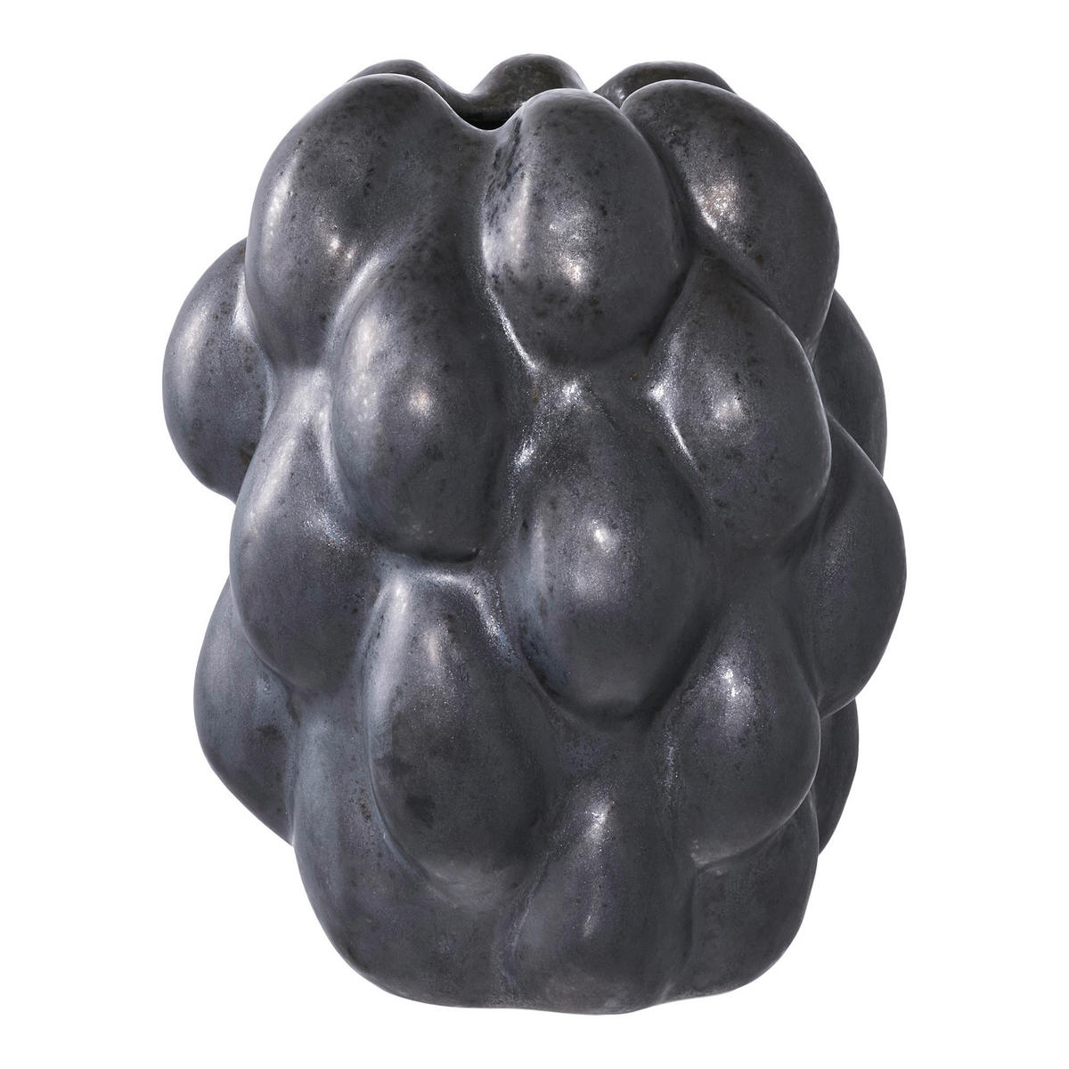 VASE  - Schwarz, Design, Keramik (14/19/15cm)
