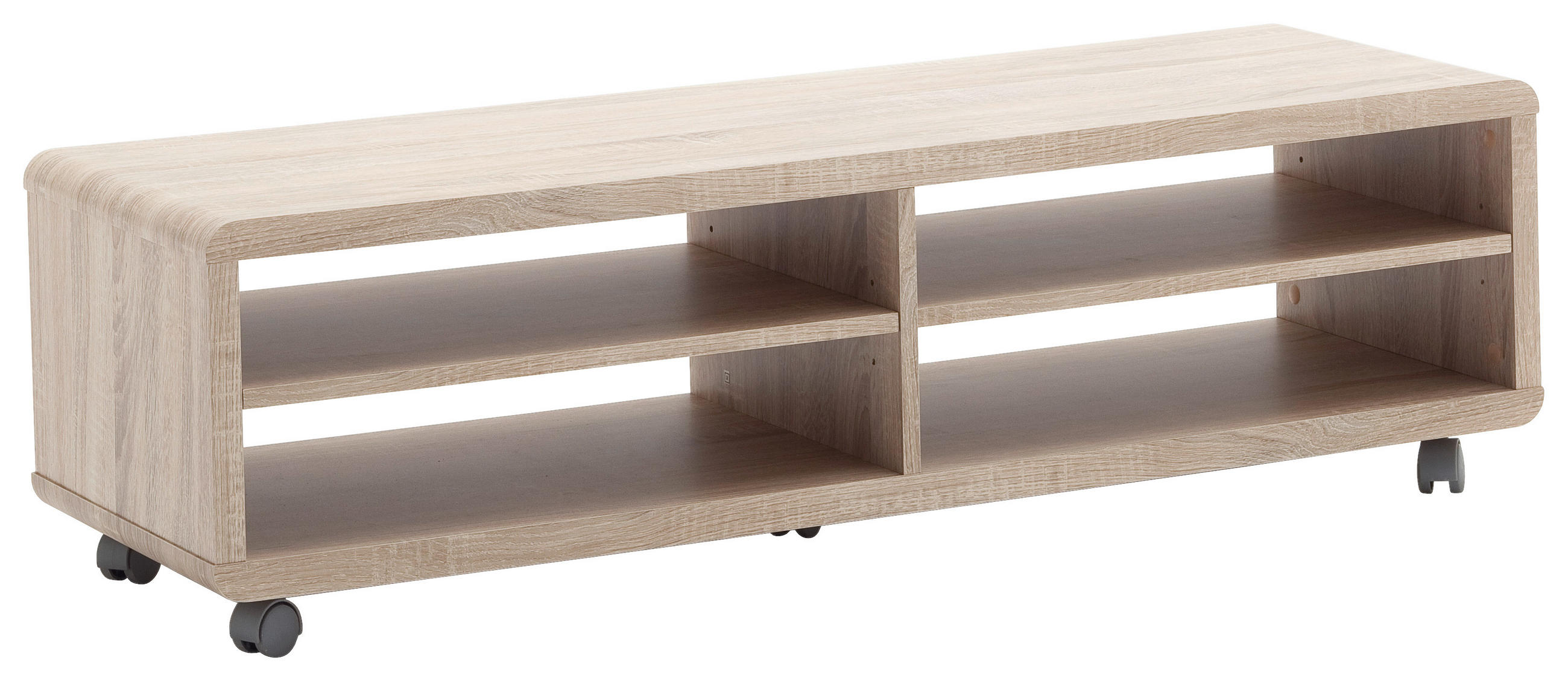 LOWBOARD Jeff  in 120/35/39 cm  - Eichefarben, KONVENTIONELL, Holzwerkstoff (120/35/39cm)