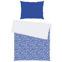 POSTEĽNÁ BIELIZEŇ, renforcé, modrá, 140/200 cm - modrá, Basics, textil (140/200cm) - Tom Tailor