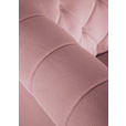 ECKSOFA Rosa Plüsch  - Dunkelbraun/Rosa, Design, Holz/Textil (160/260cm) - Carryhome