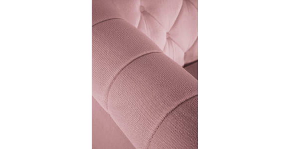 ECKSOFA Rosa Plüsch  - Dunkelbraun/Rosa, Design, Holz/Textil (160/260cm) - Carryhome