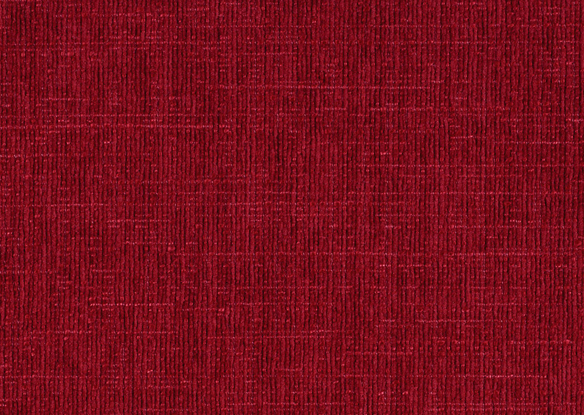 ECKSOFA in Chenille Rot  226/208 cm  - Rot/Schwarz, KONVENTIONELL, Textil (226/208cm) - Sedda