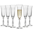 SEKTGLAS-SET 6-teilig - Klar, Trend, Glas (0,19l) - Novel