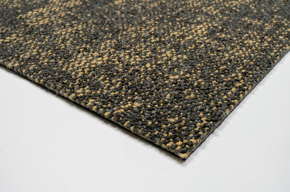 TEPPICHFLIESE 50/50 cm in Gelb, Multicolor  - Gelb/Multicolor, Basics, Textil (50/50cm)