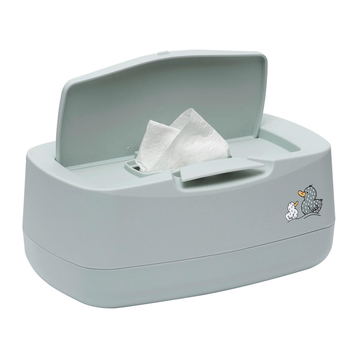 FEUCHTTÜCHERBOX SEPP  - Grün, Basics, Kunststoff (21/13/9cm) - Bebe Jou