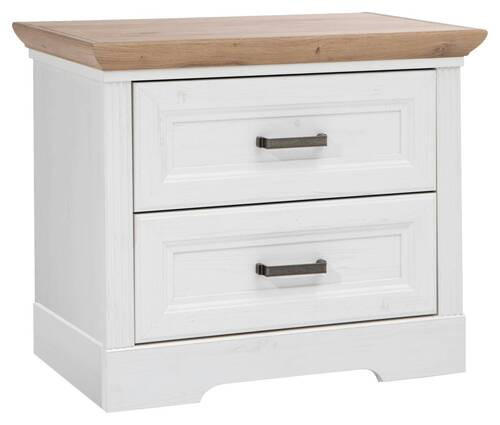 NOPTIERĂ in alb, stejar Artisan  - culoare nichel/alb, Lifestyle, plastic/metal (64cm) - Landscape
