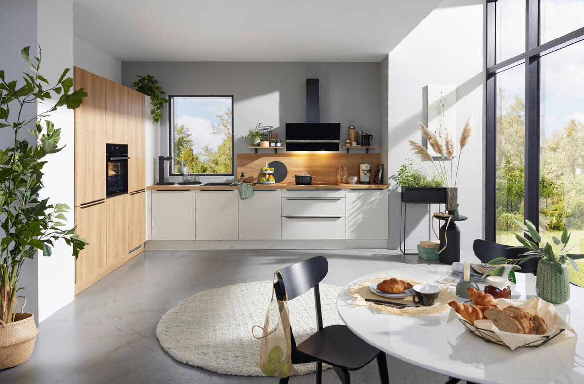 PLÁNOVATEĽNÁ KUCHYŇA - biela, Design, kompozitné drevo - Novel