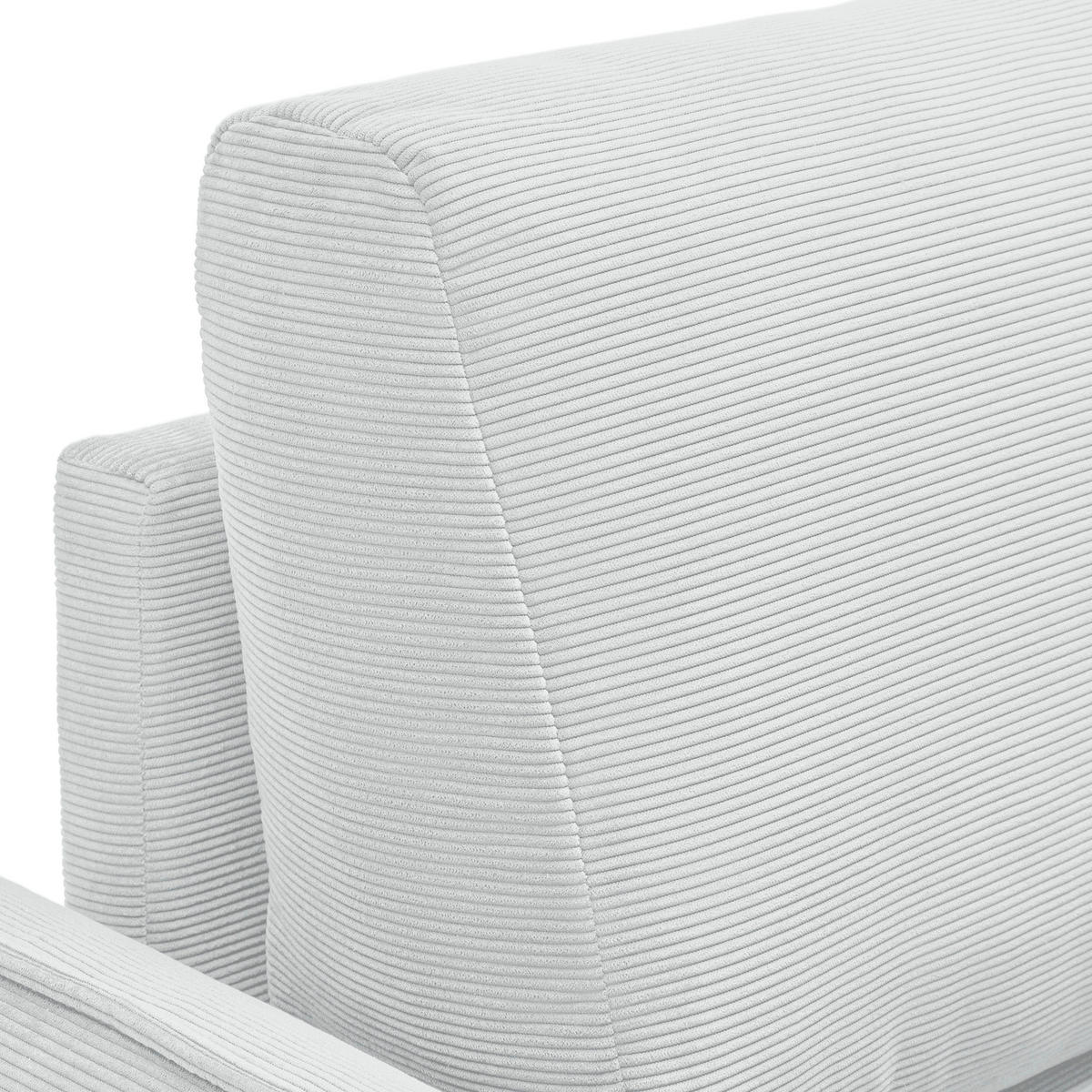 3-SITS SOFFA i manchester silver  - silver/naturfärgad, Modern, trä/textil (183/85/92cm) - MID.YOU