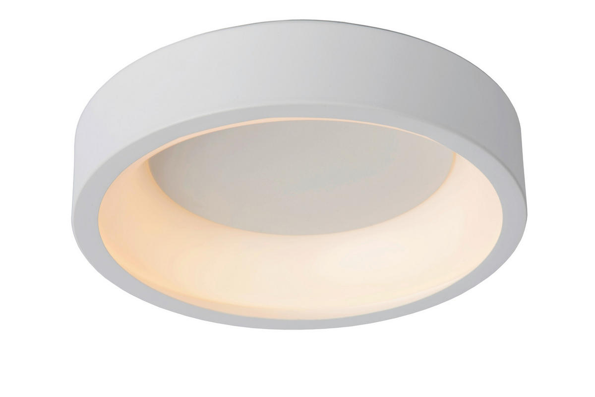 LED-DECKENLEUCHTE 20 W    30/30/8 cm  - Weiss, Modern, Metall (30/30/8cm) - Lucide