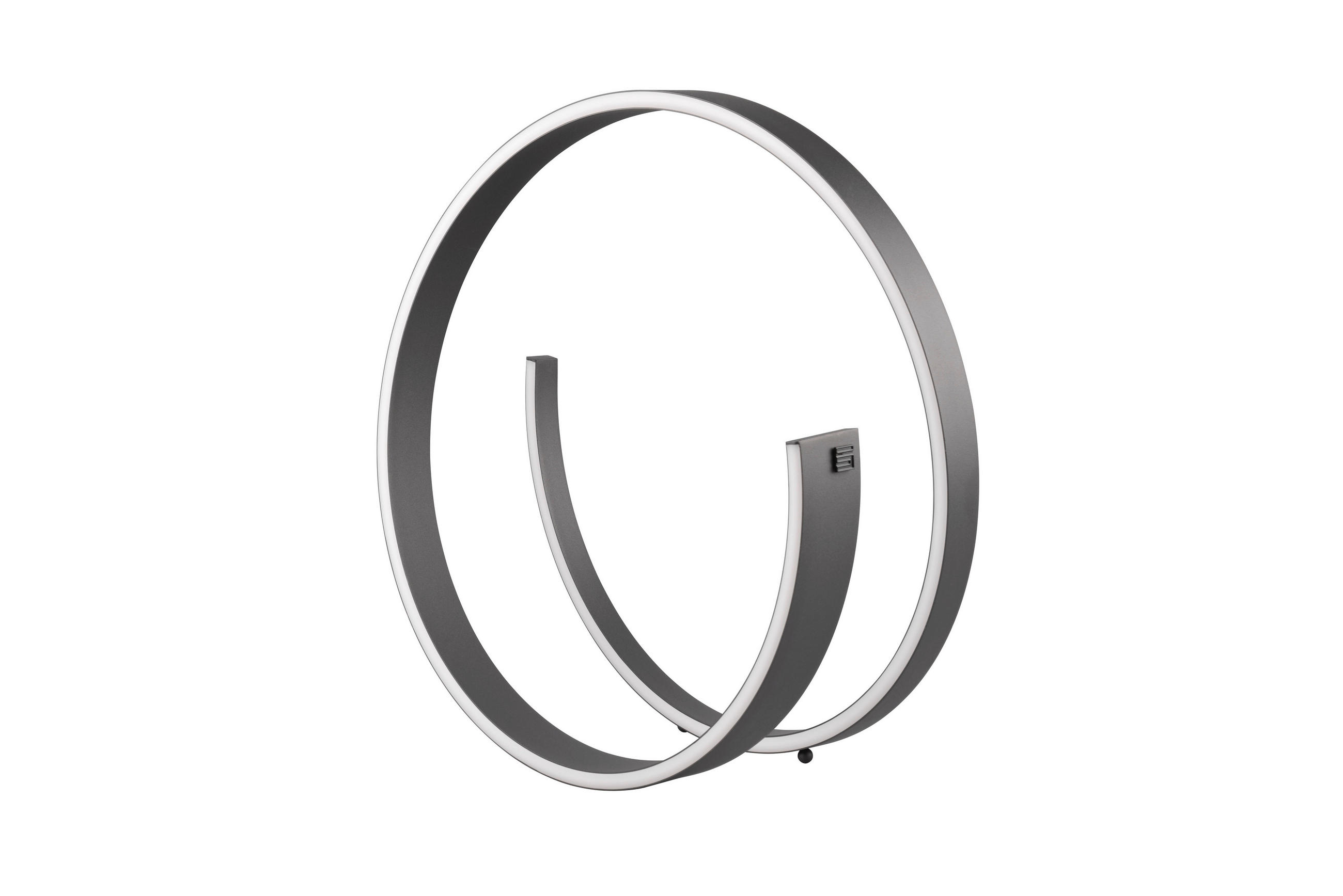 LED-TISCHLEUCHTE - Schwarz, Design, Metall (45cm) - Cinque