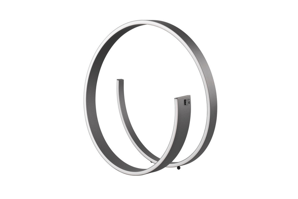 LED-TISCHLEUCHTE Cincardi 45 cm  - Schwarz, Design, Metall (45cm) - Cinque