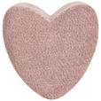 HOCKER Vliesstoff, Bouclé Pink  - Pink, Trend, Textil (41/44/41cm) - Xora