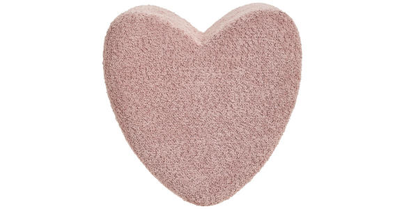 HOCKER Vliesstoff, Bouclé Pink  - Pink, Trend, Textil (41/44/41cm) - Xora
