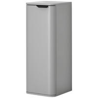 SEITENSCHRANK 33/87/35 cm  - Schwarz/Grau, Design, Holzwerkstoff/Metall (33/87/35cm) - home24