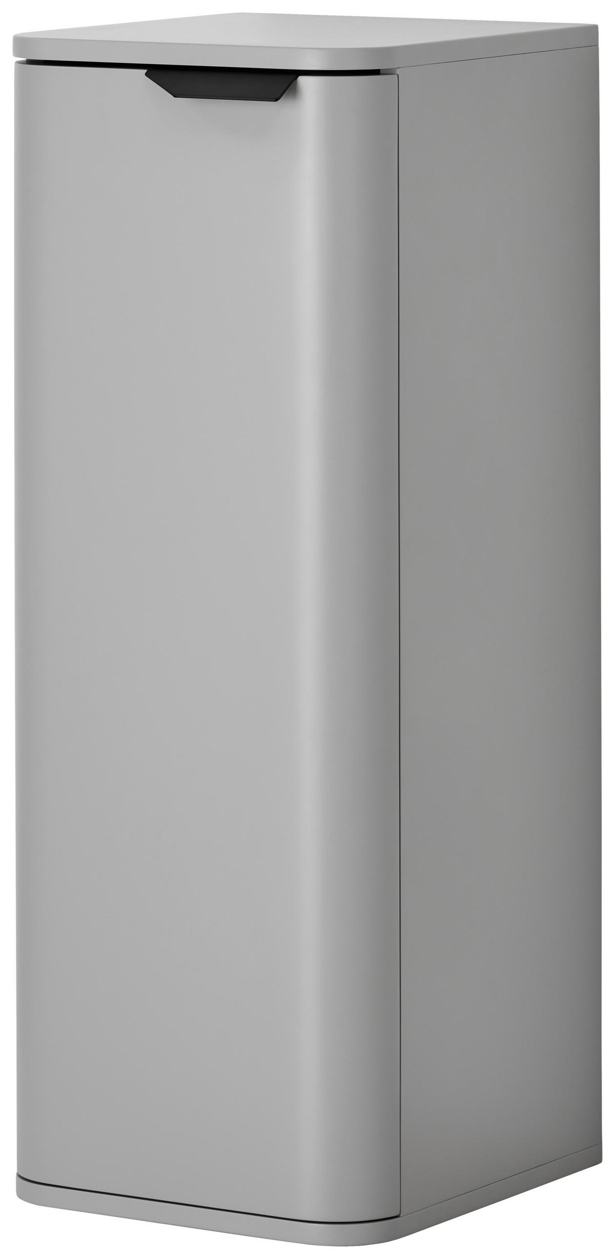 SEITENSCHRANK 33/87/35 cm  - Schwarz/Grau, Design, Holzwerkstoff/Metall (33/87/35cm) - home24