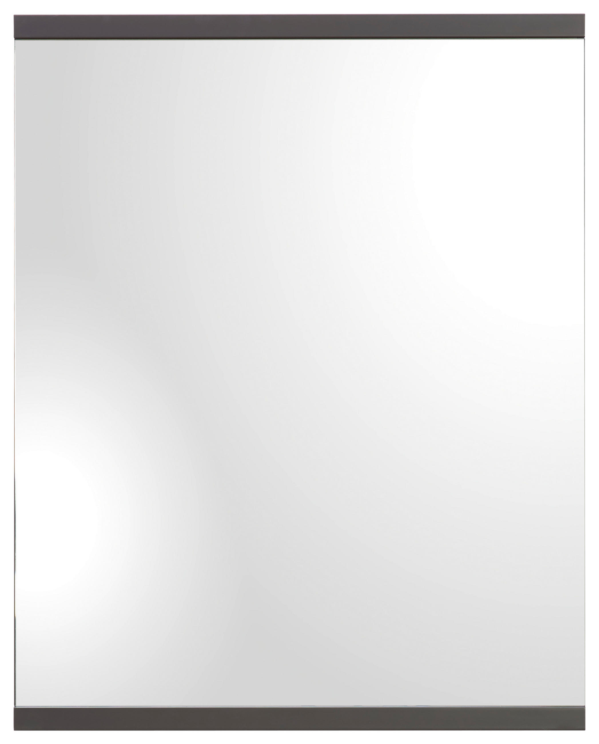 WANDSPIEGEL 75/94,6/4,4 cm  - Graphitfarben, Design, Glas/Holzwerkstoff (75/94,6/4,4cm) - Invivus