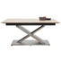 ESSTISCH in Holz, Metall 180(240)/100/77 cm - Edelstahlfarben/Eichefarben, Design, Holz/Metall (180(240)/100/77cm) - Dieter Knoll ESSTISCH in Holz, Metall 180(240)/100/77 cm - Edelstahlfarben/Eichefarben, Design, Holz/Metall (180(240)/100/77cm) - Dieter Knoll
