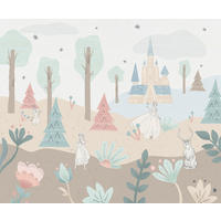 FOTOTAPETE FROZEN CASTLE PLAYGROUND  - Naturfarben, Design, Textil (300/250cm) - Disney