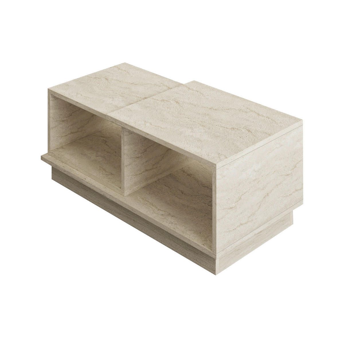 COUCHTISCH Holzwerkstoff 90/45/36 cm   - Beige, Design, Holzwerkstoff (90/45/36cm) - Livetastic