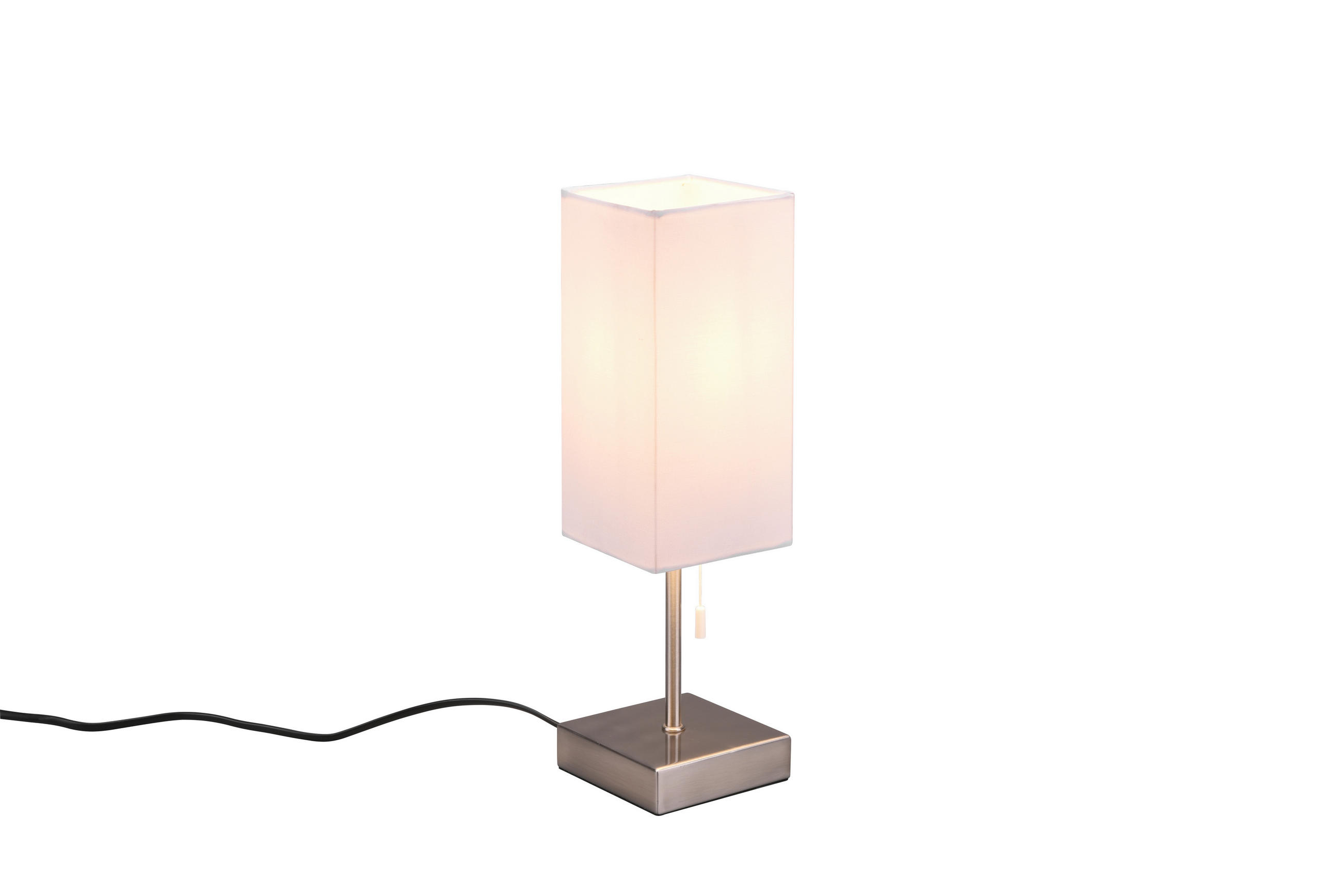 BORDSLAMPA Ole 10/20/35 cm   - vit/nickelfärgad, Klassisk, metall (10/20/35cm)