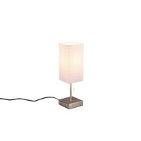 BORDSLAMPA Ole 10/20/35 cm   - vit/nickelfärgad, Klassisk, metall (10/20/35cm)
