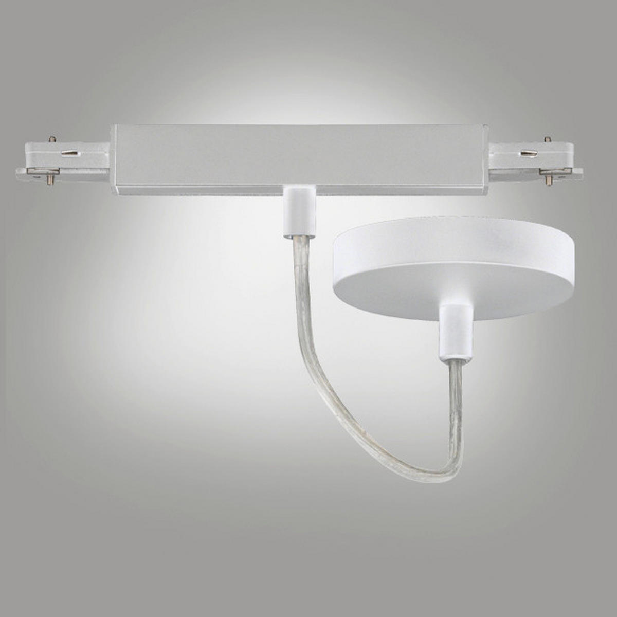 SCHIENENSYSTEM-EINSPEISER m6 HV Track 6 10/13/10/2,2/6/2,2 cm  - Nickelfarben, Basics, Metall (10/13/10/2,2/6/2,2cm) - Fischer & Honsel