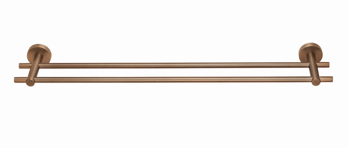 HANDTUCHSTANGE Bronzefarben  - Bronzefarben, Basics, Metall (64/5/11,2cm) - Tesa