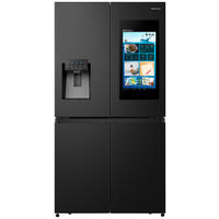 MULTI-DOOR 91,4/178,5/72,5 cm RQ760N4IFE  - Schwarz, Basics, Metall (91,4/178,5/72,5cm) - Hisense