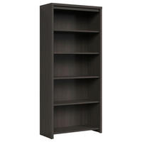 REGAL wenge boje  drvni materijal  - wenge boje/crna, Design, drvni materijal/plastika (90/200,5/40,5cm)