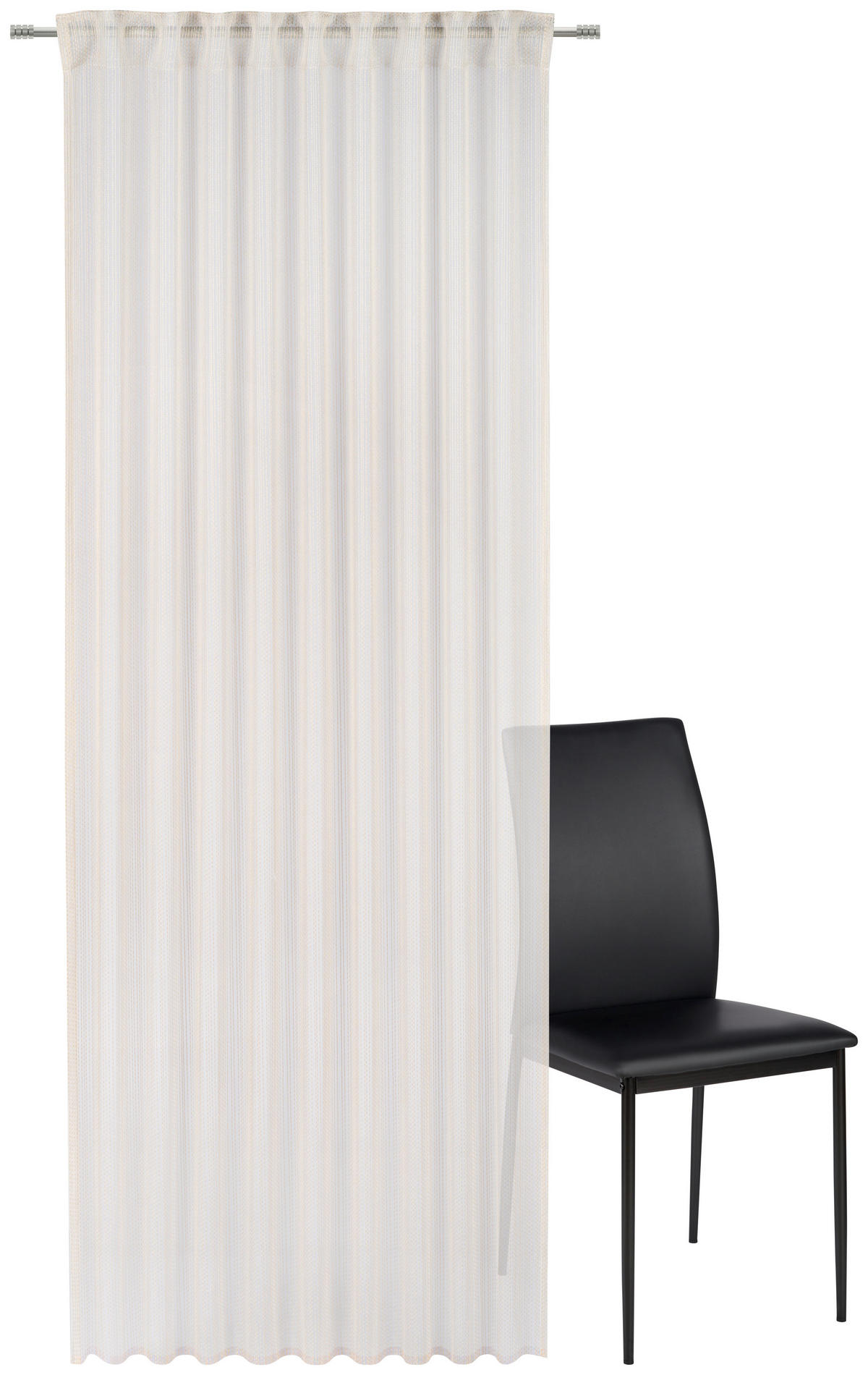 KOMBINIRANA ZAVESA  prosojno   140/245 cm  - bež, Basics, tekstil (140/245cm) - Esposa