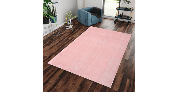 HOCHFLORTEPPICH 80/150 cm Catwalk Rosa - Rosa, Basics, Textil (80/150cm) - Novel