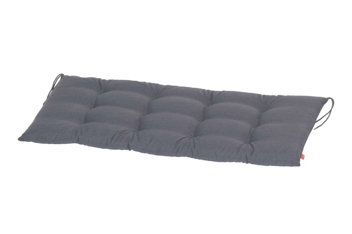 BANKAUFLAGE Uni  - Grau, KONVENTIONELL, Textil (48/6/120cm) - Siena Garden