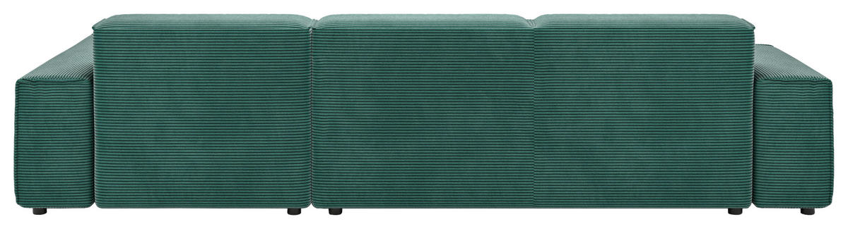 Freisteller von Pure Home Lifestyle ECKSOFA 9125 Dunkelgrün Cord.