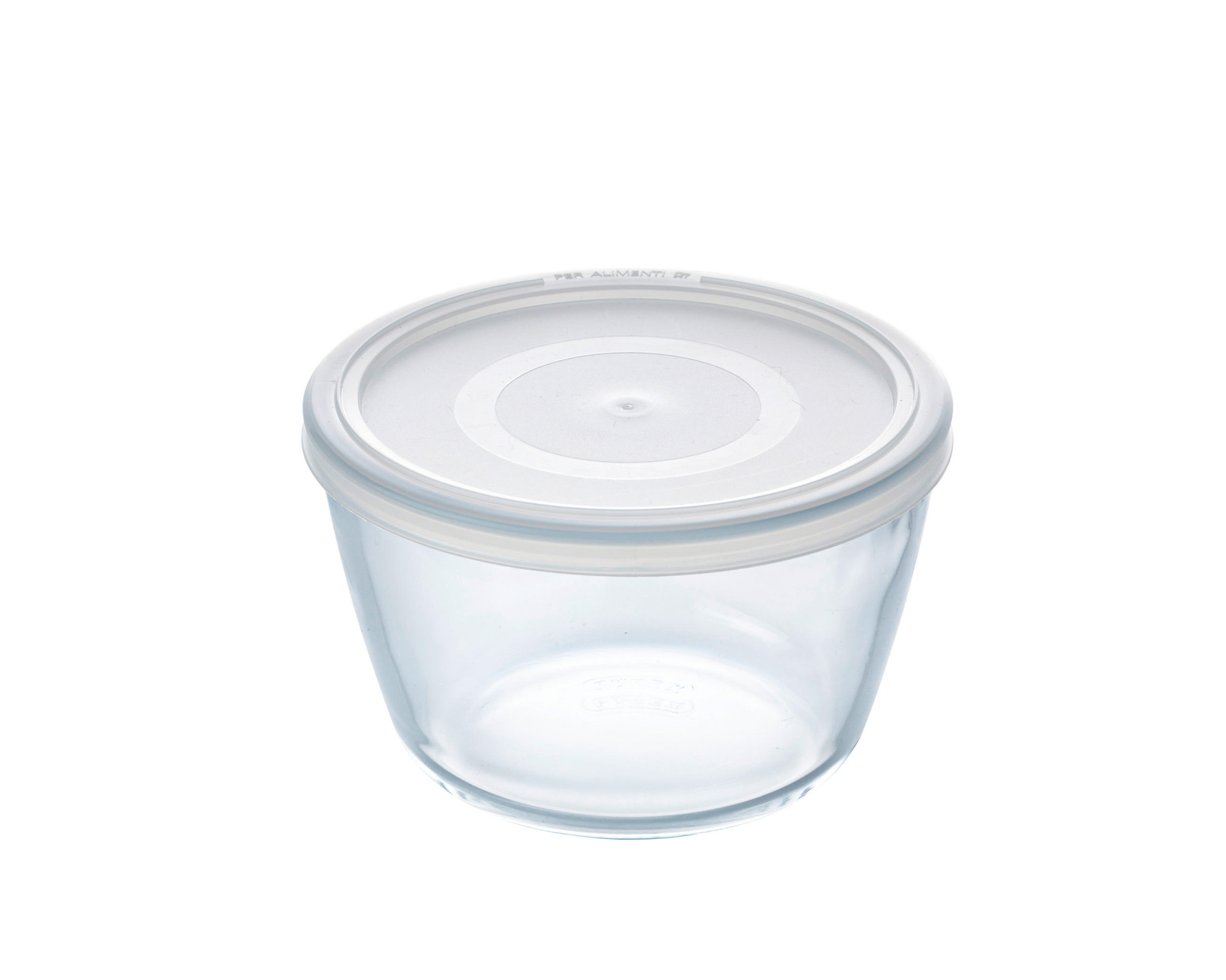 FAGYASZTÓ DOBOZ  1,1 l  - áttetsző/fehér, Basics, műanyag/üveg (1,1l) - Pyrex
