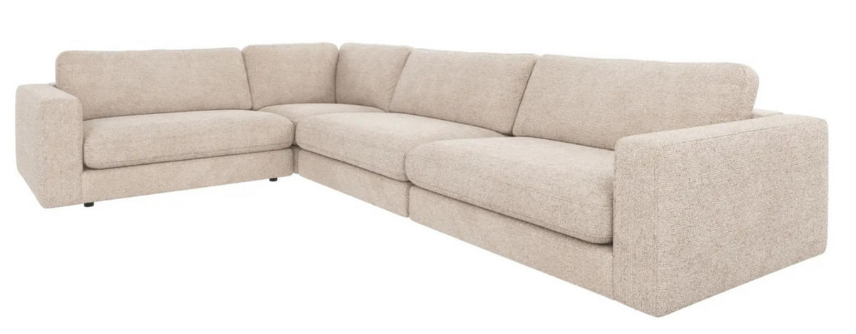 SOFFA i ljusgrå  - ljusgrå/svart, Klassisk, metall/trä (345/78/233cm) - Rowico