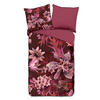 WENDEBETTWÄSCHE Farze Satin 155/220 cm  - Bordeaux/Rot, Design, Textil (155/220cm)