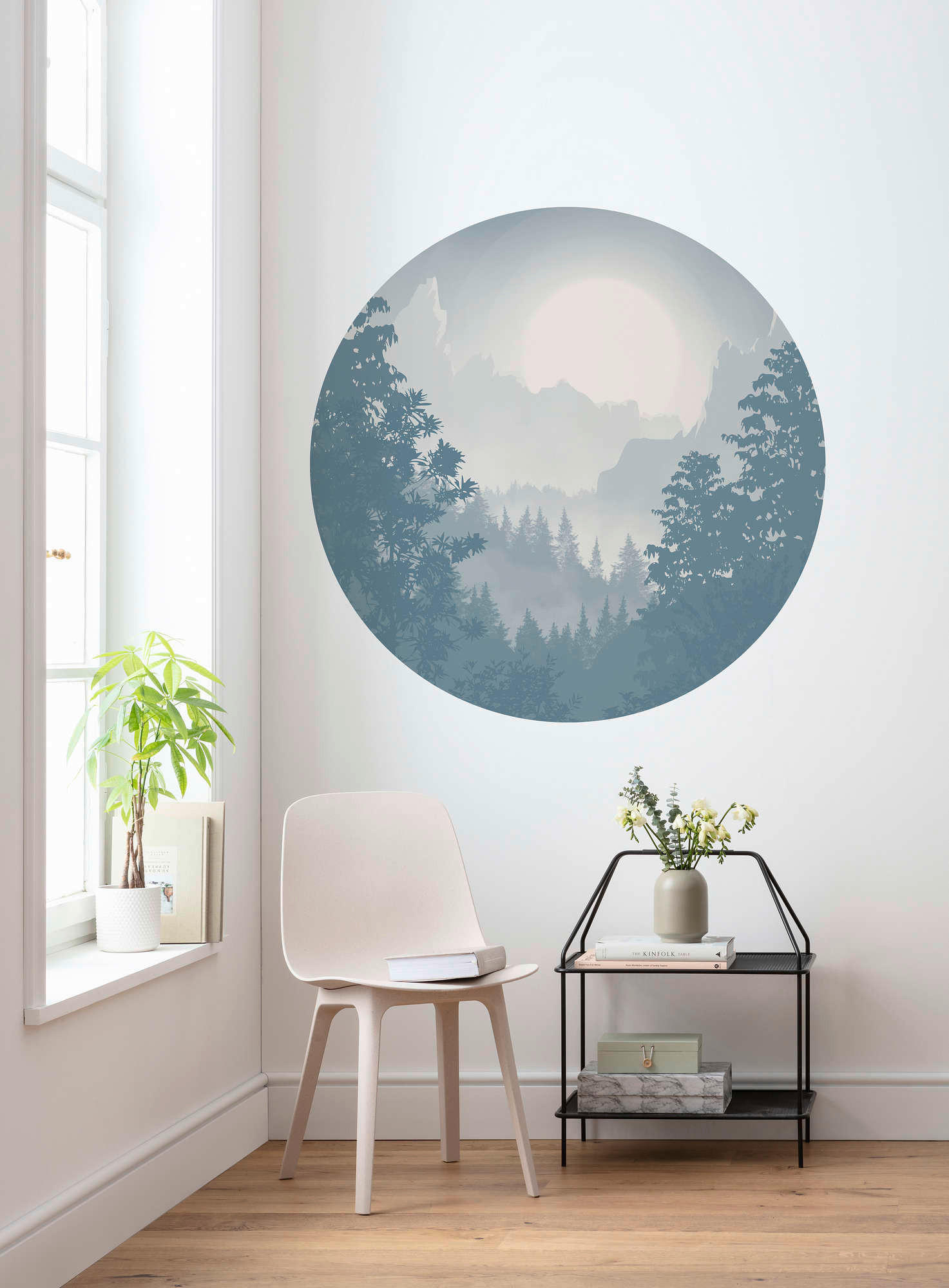 FOTOTAPET  - vit/blå, Trend (125cm)