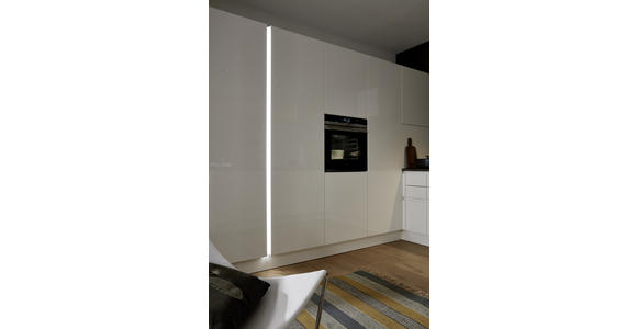 EINBAUKÜCHE - Eichefarben/Weiß, Design, Holzwerkstoff - Dieter Knoll