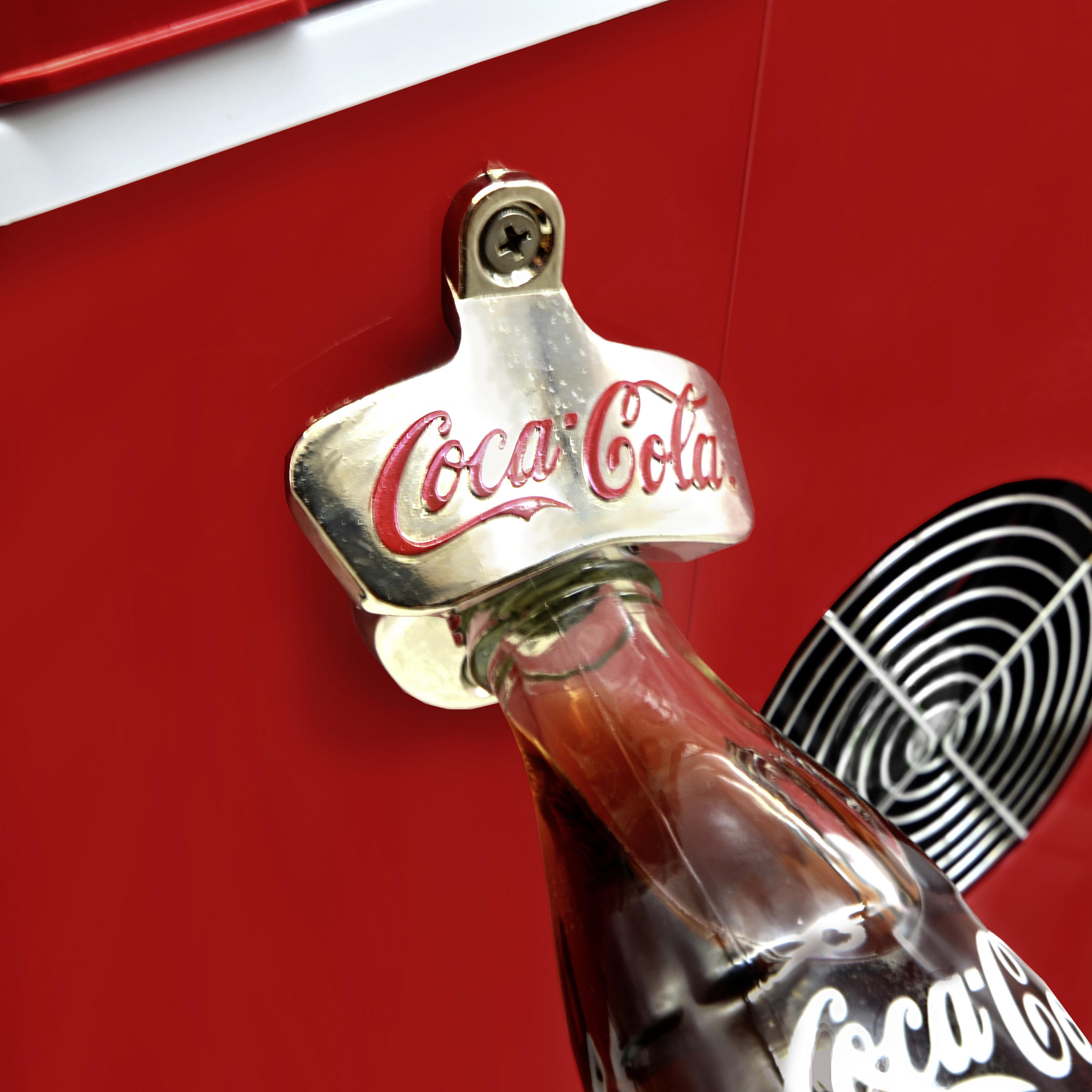 EISWÜRFELAUTOMAT SEB-14CC - Rot, KONVENTIONELL, Metall (24,2/32,8/35,8cm) - Coca Cola