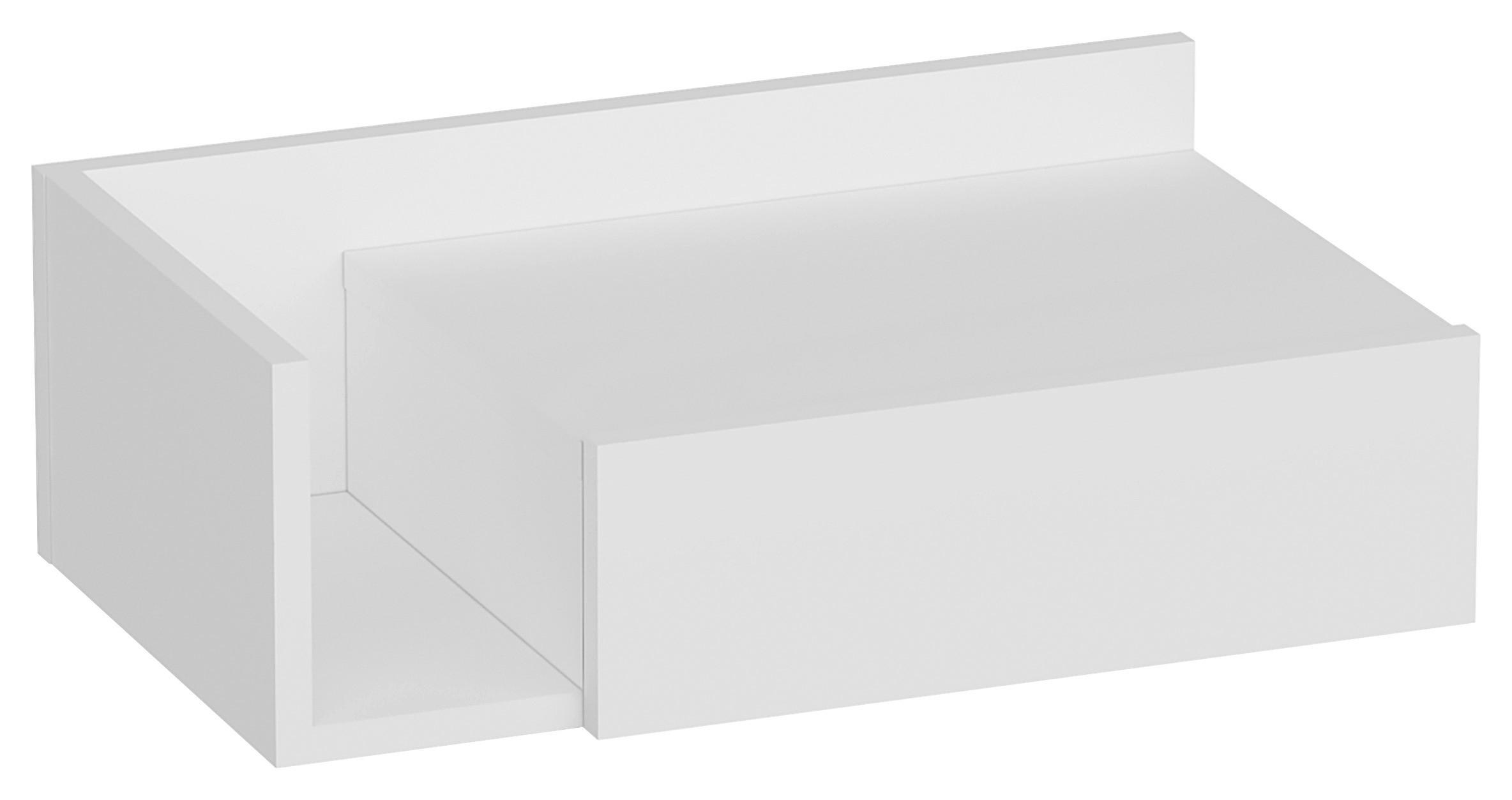 NACHTTISCH 60/21,4/35 cm  in Weiss  - Weiss, Design, Holzwerkstoff (60/21,4/35cm) - MID.YOU
